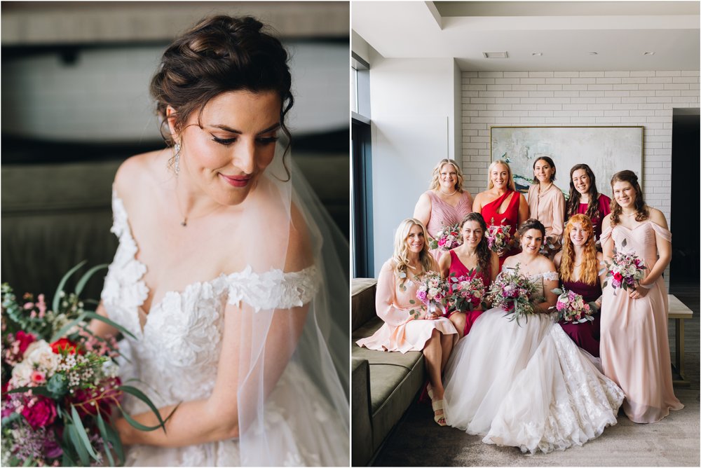 Vibrant and classy bridal portraits