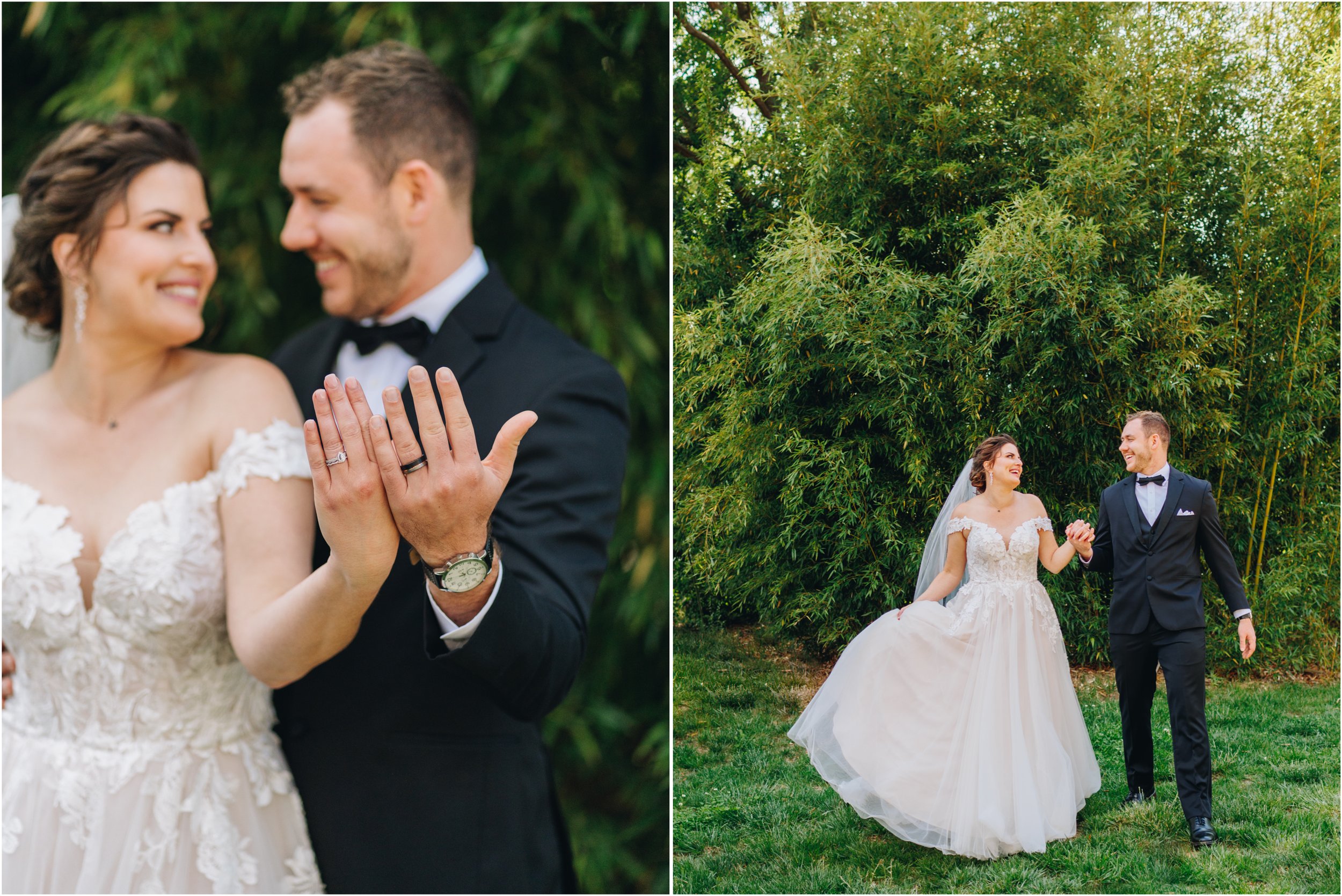 springtime wedding portraits