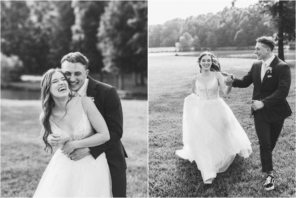 fun, joyful, classic wedding portraits