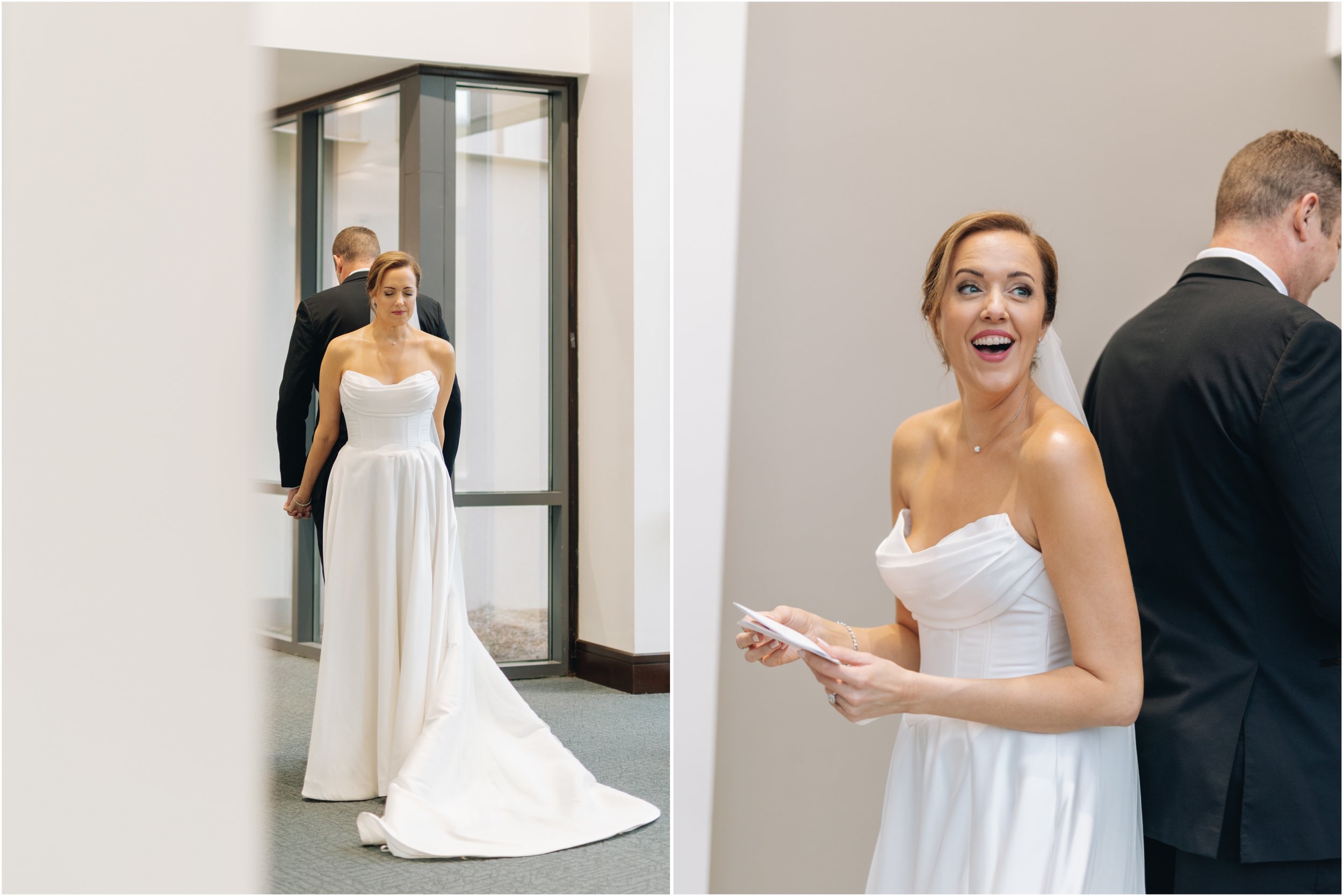 first touch and prayer wedding day