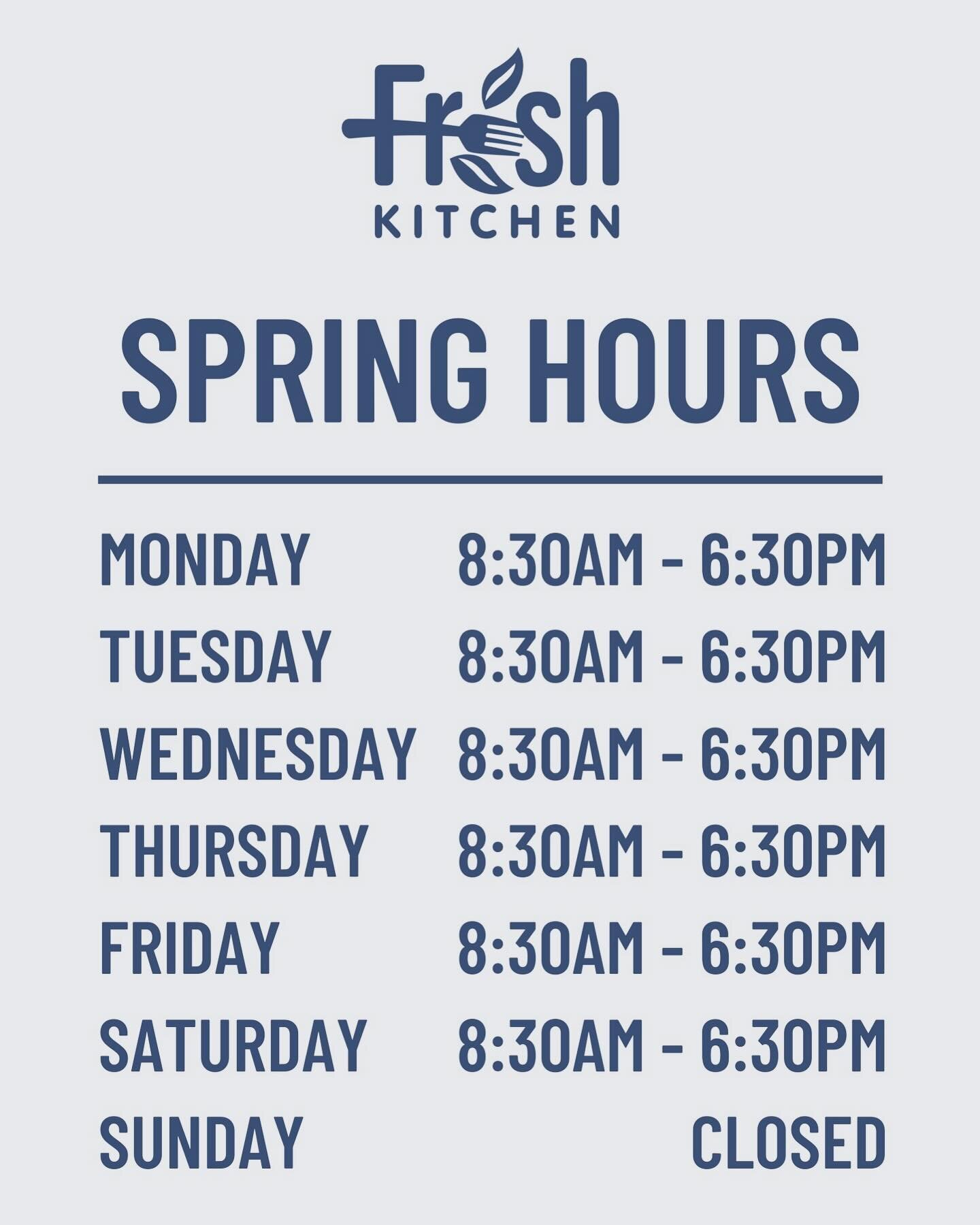 🎉 Exciting News Alert! 🎉 Starting Monday, April 1st, we&rsquo;re extending our hours! 🕣 We&rsquo;ll be open from 8:30 AM to 6:30 PM, giving you more time to savor our delicious a&ccedil;ai bowls, refreshing boba drinks, and mouthwatering salads an