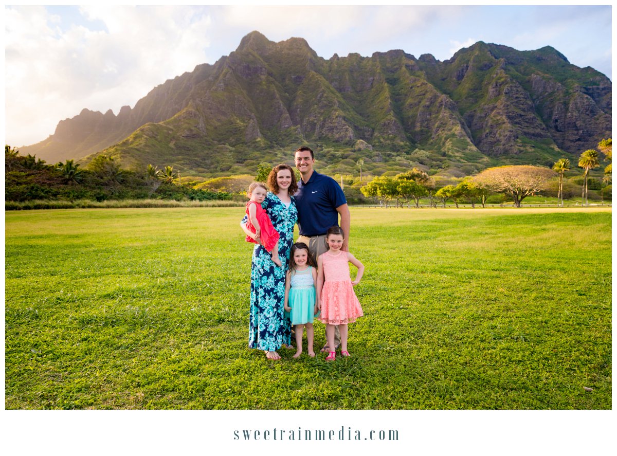  Sweet Rain Studio Kualoa Regional Beach Park Kaaawa Oahu Hawaii Family Photographer