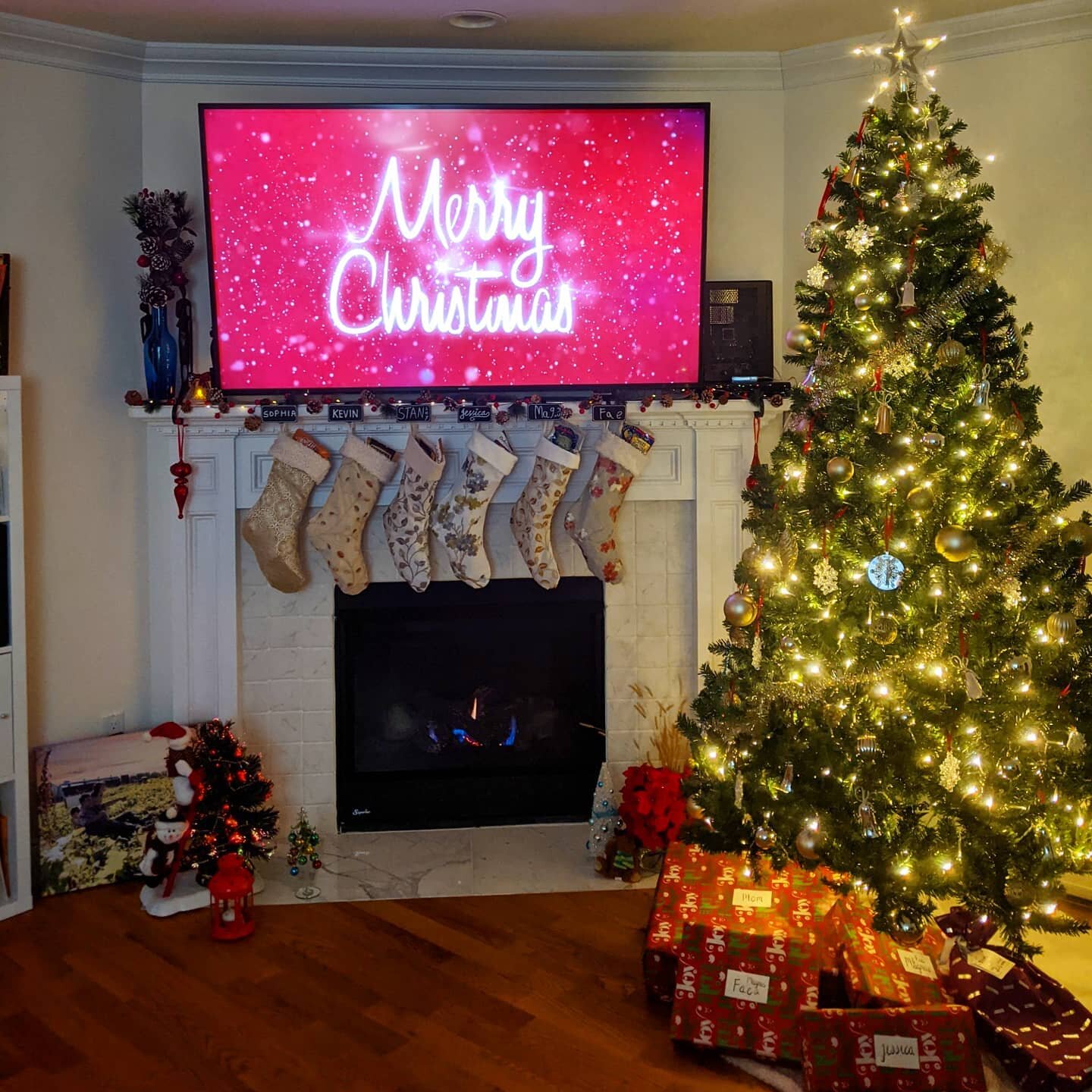 My first Christmas after being abroad for 4 years was also the first Christmas my family ever celebrated together at home. It was the first time we ever got a tree, lights, ornaments, stockings and exchanged gifts. Though the tradition seemed forced 