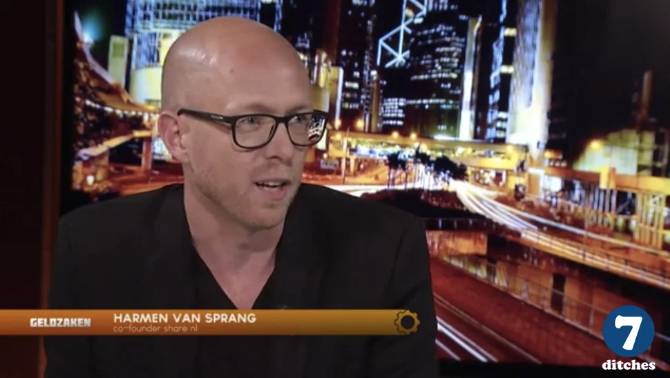 In 'Geldzaken': Harmen van Sprang - co-founder shareNL