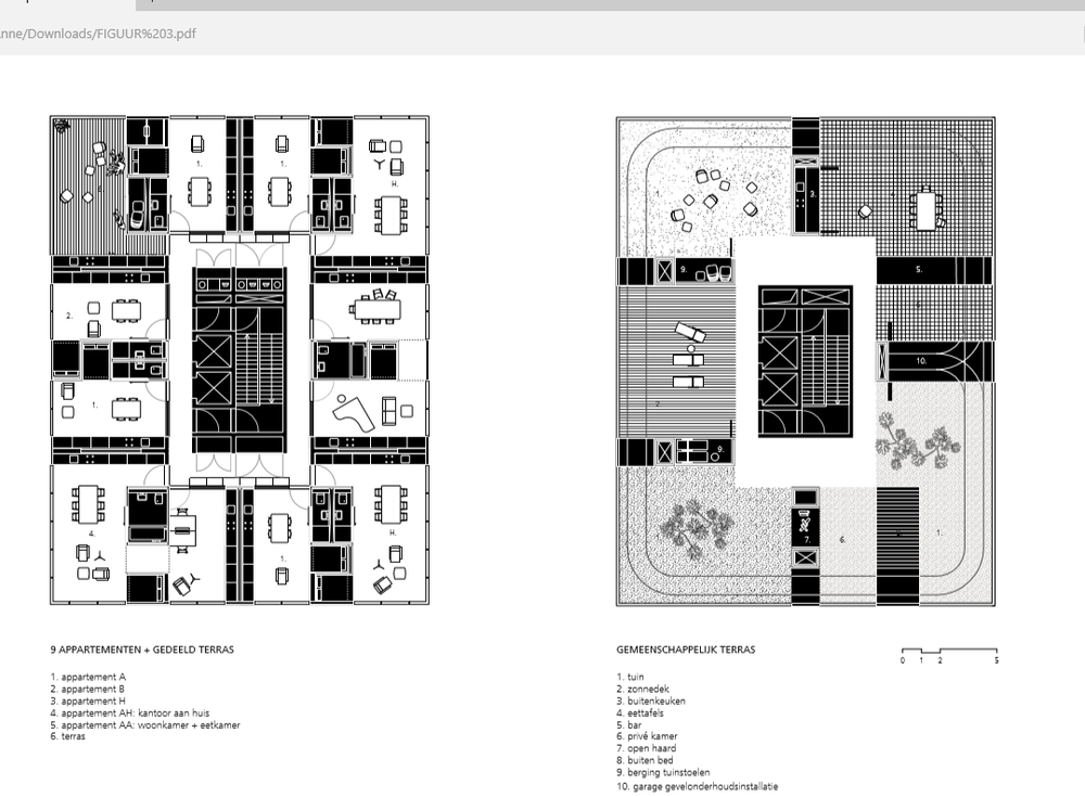 Figure 3: Gemeenschappelijke dakterrassen Holon House. © OJO/ Office Jarrik Ouburg en FreyH.
