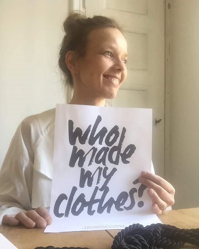 Fashion Revolution Week 20th-26th April -20 encourages people to campaign for systemic change in the fashion industry towards transparent &amp; fair supply chain by asking #whomademyclothes &gt; here are the names of the people behind the production 