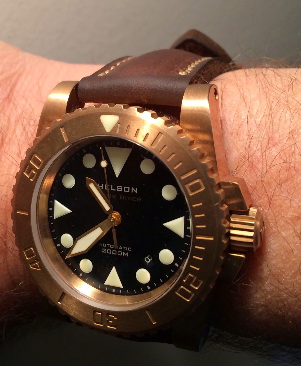 Some of you may have seen the Helson Shark Diver Watch - Surgical Steel. — OceanicDreams