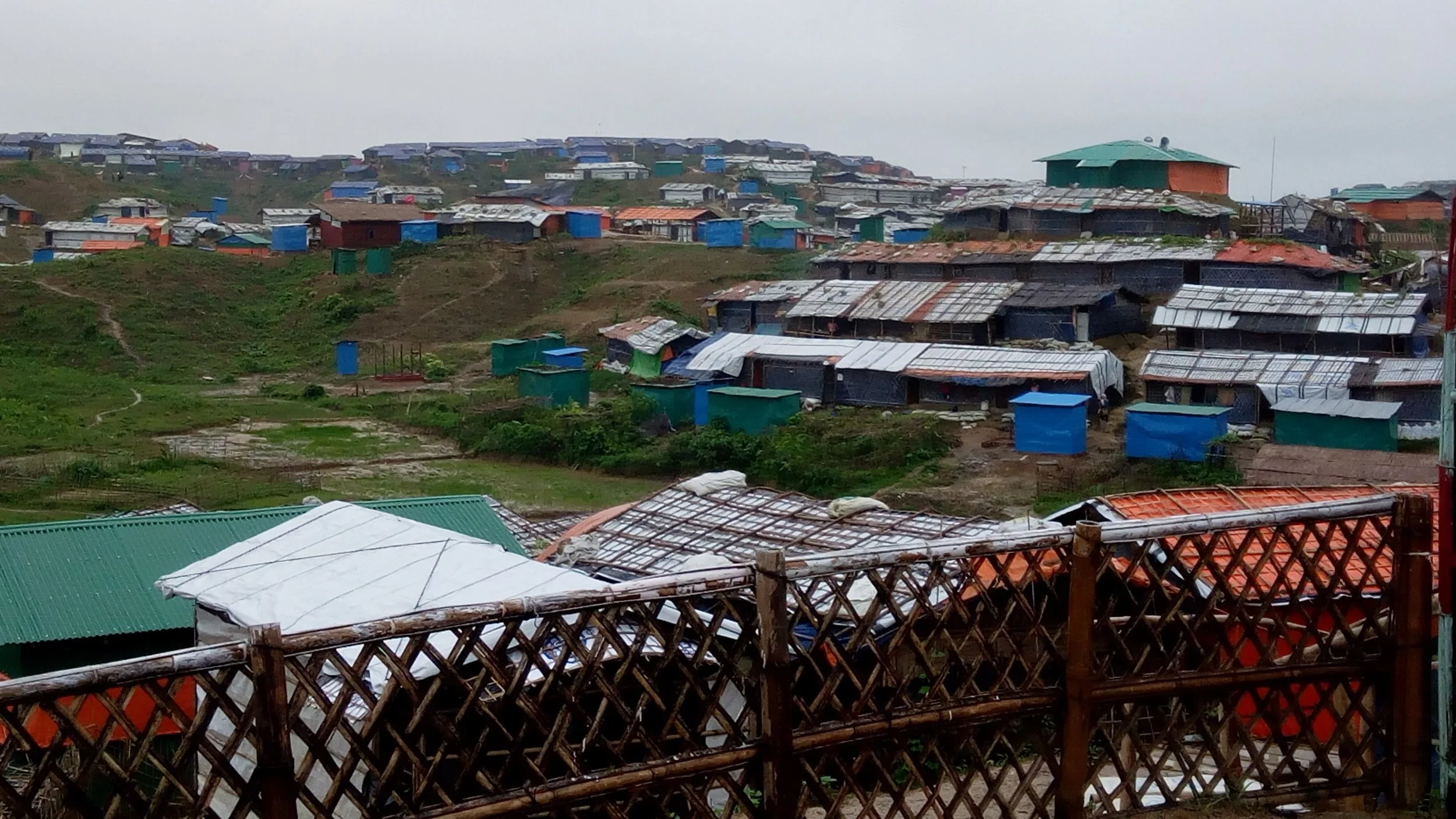 Jamtoli refugee camp in Cox’s Bazar, Bangladesh
