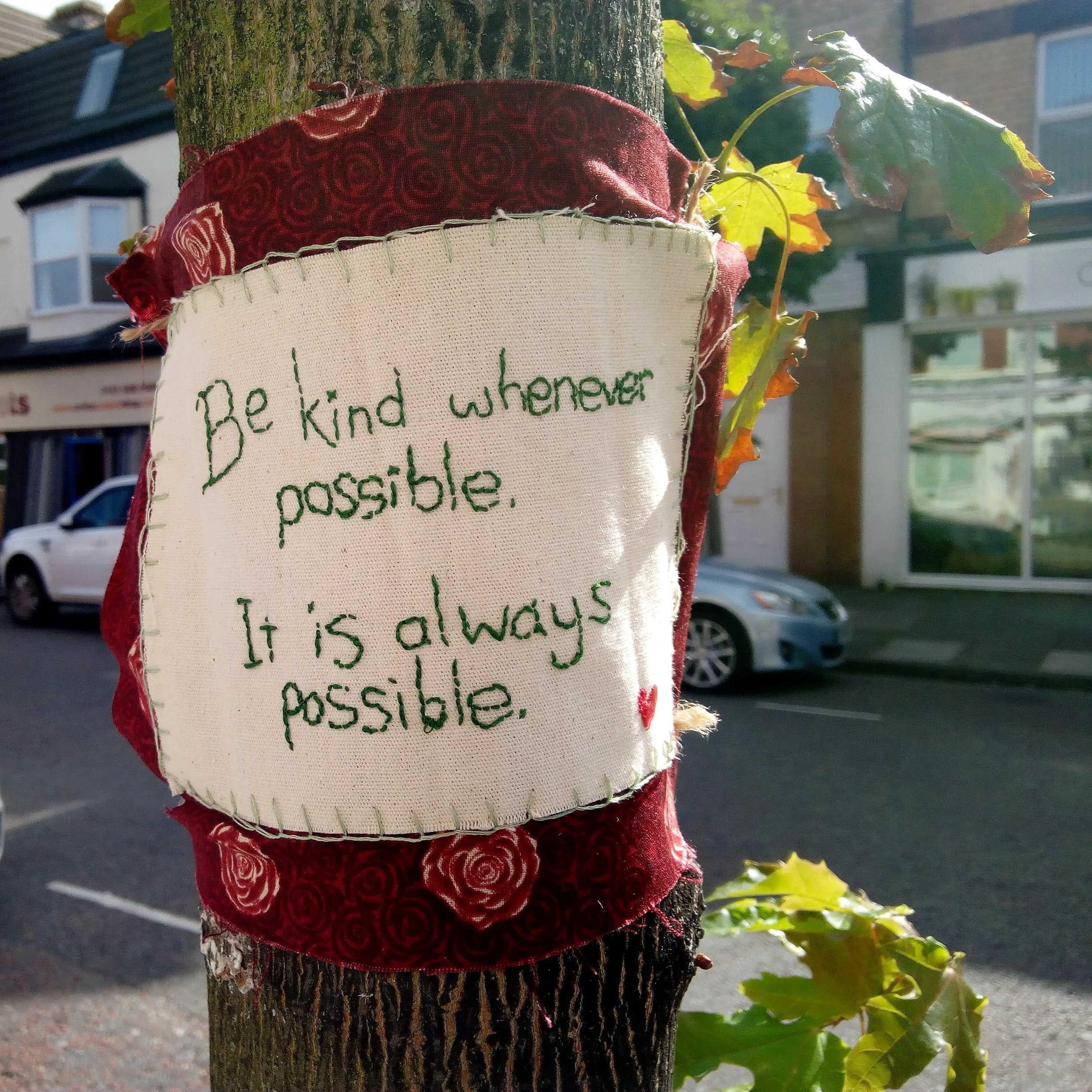 Staying connected through craftivism