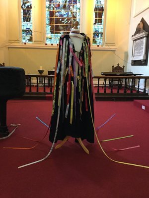 The Cloak for Sophia from the Women And The Church / Inclusive Church stall at Greenbelt