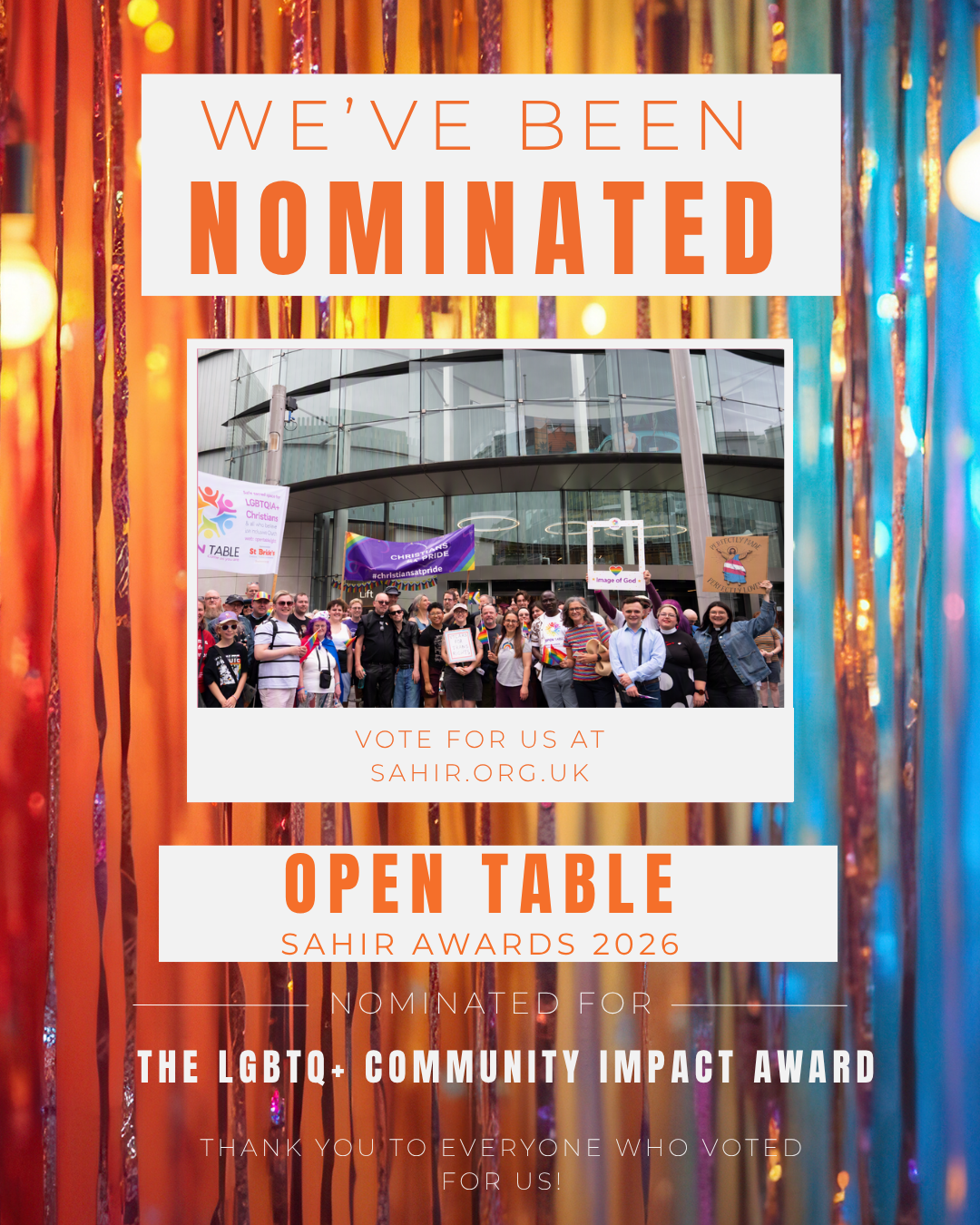 Open Table Liverpool nominated for inaugural Sahir Award 