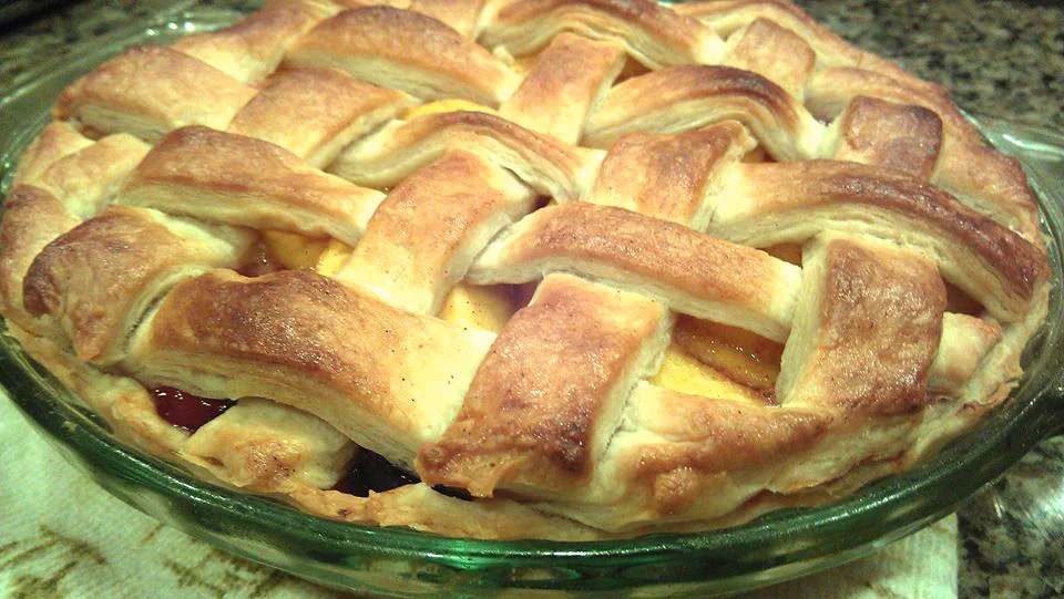 Apple-Blueberry-Cherry Pie