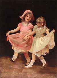 Anon. "Two Dancing Children" (Copy)