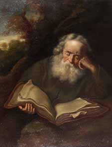 "The Hermit" copy after Salomon Konink, Dutch (Copy)