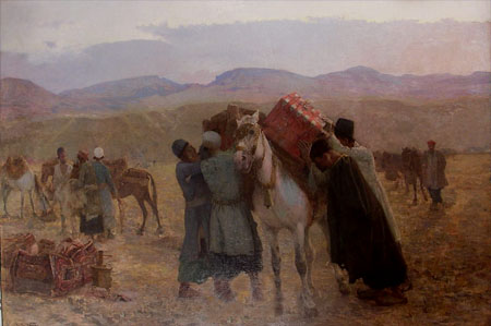 Edwin Lord Weeks "Loading the Caravan" (Copy)