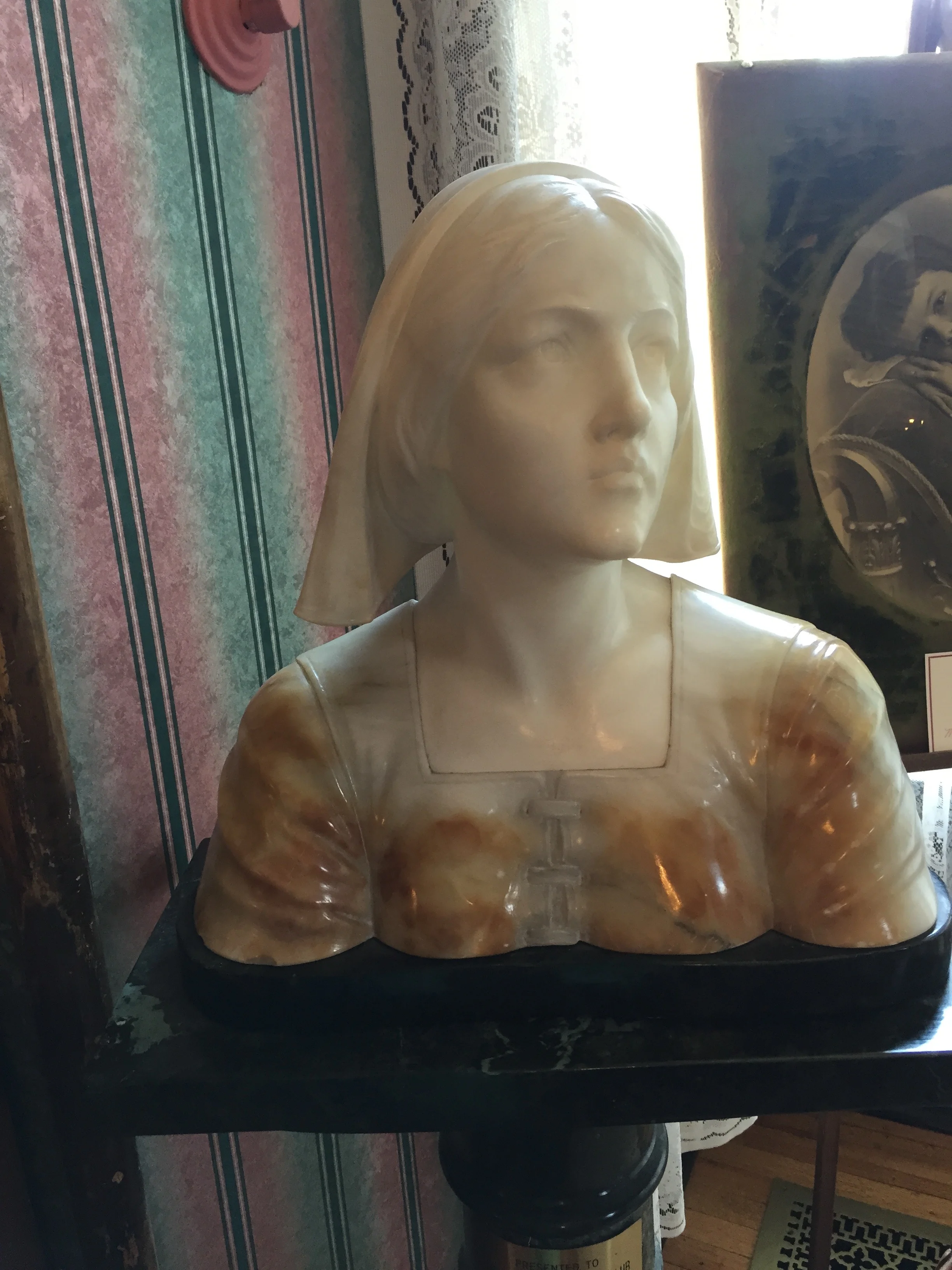 MARBLE BUST OF EVANGELINE - Mirror Room