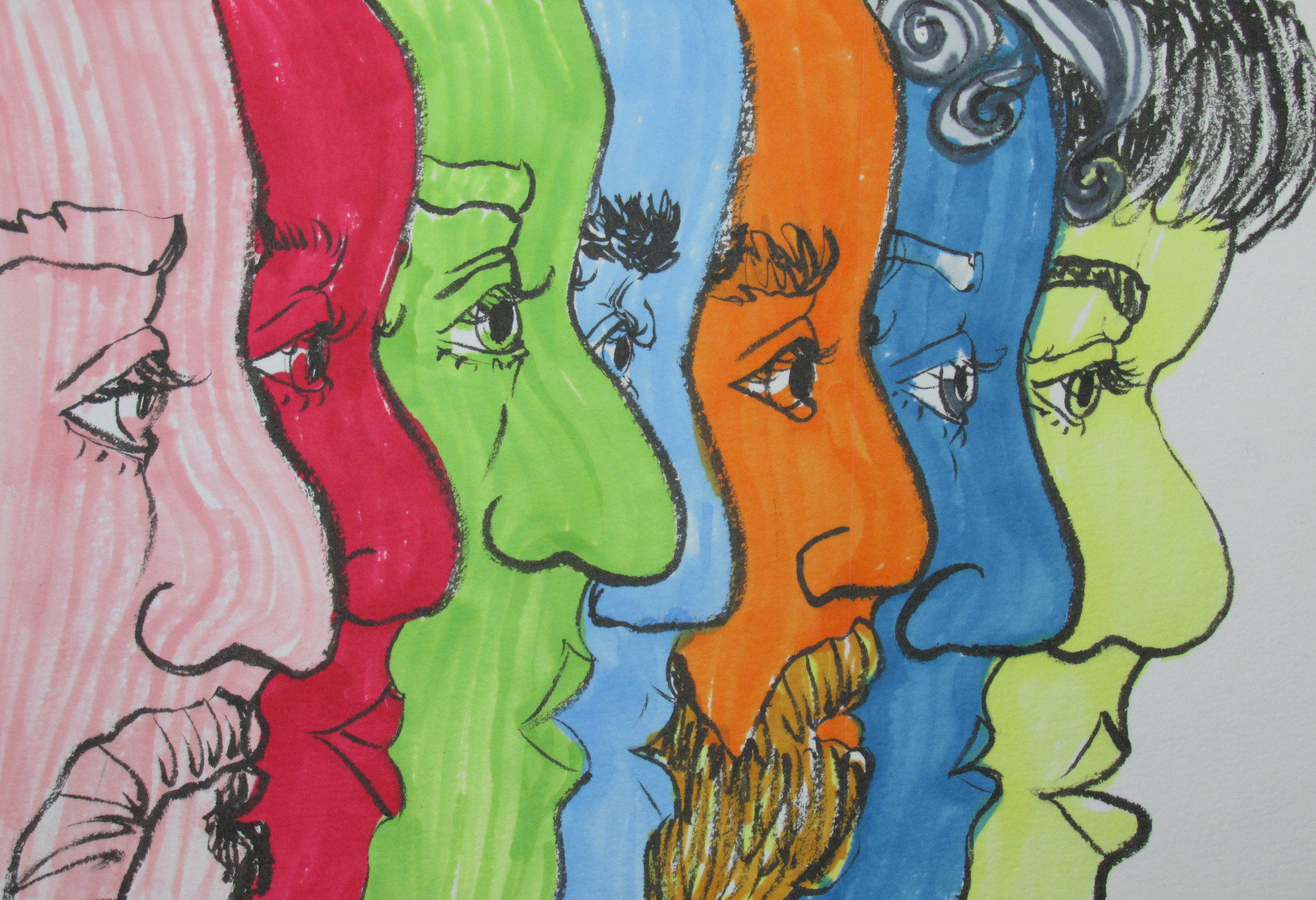 Faces1 (The Cast of the next sci-fi series), 2017