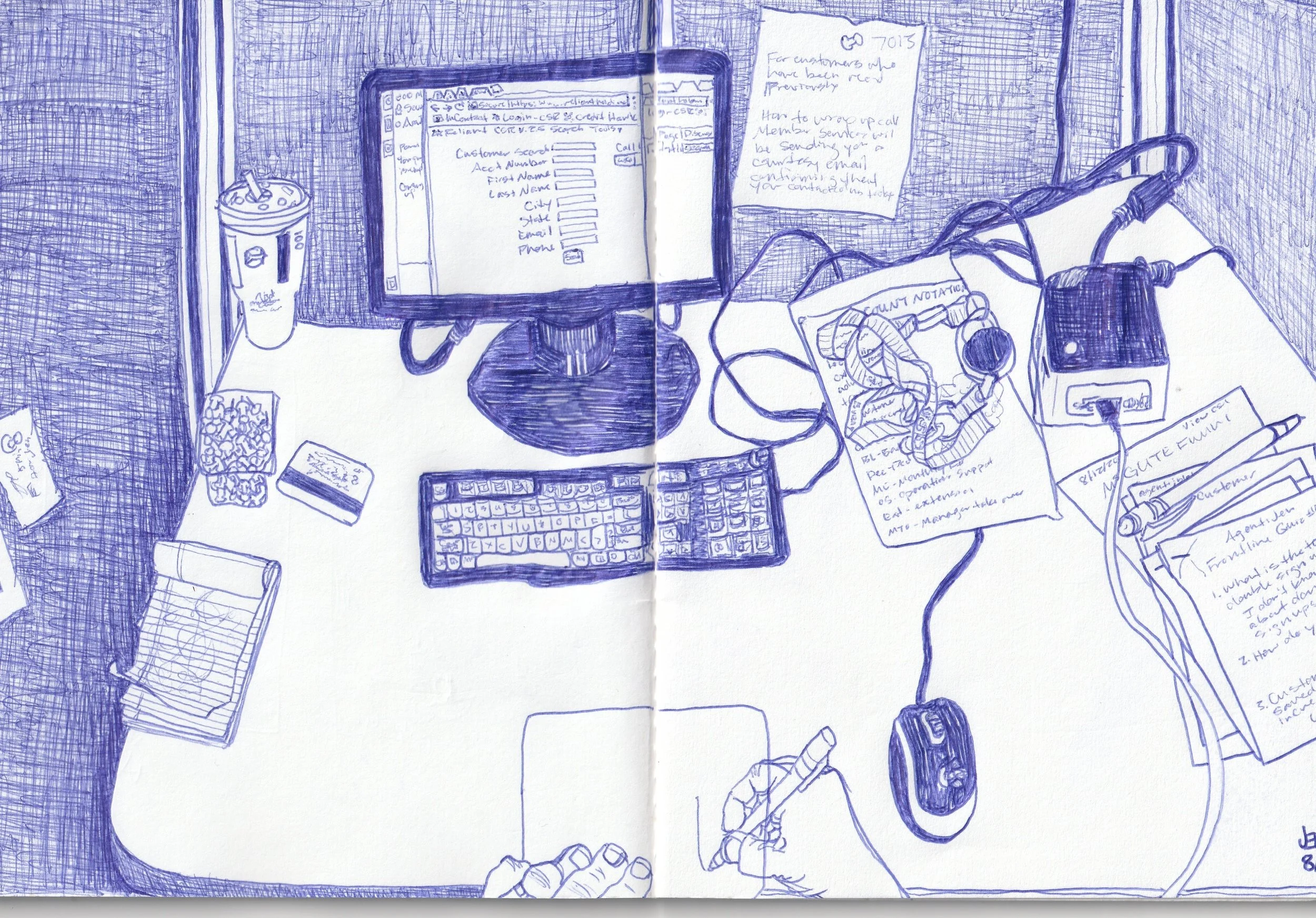 Work Sketch, 2019