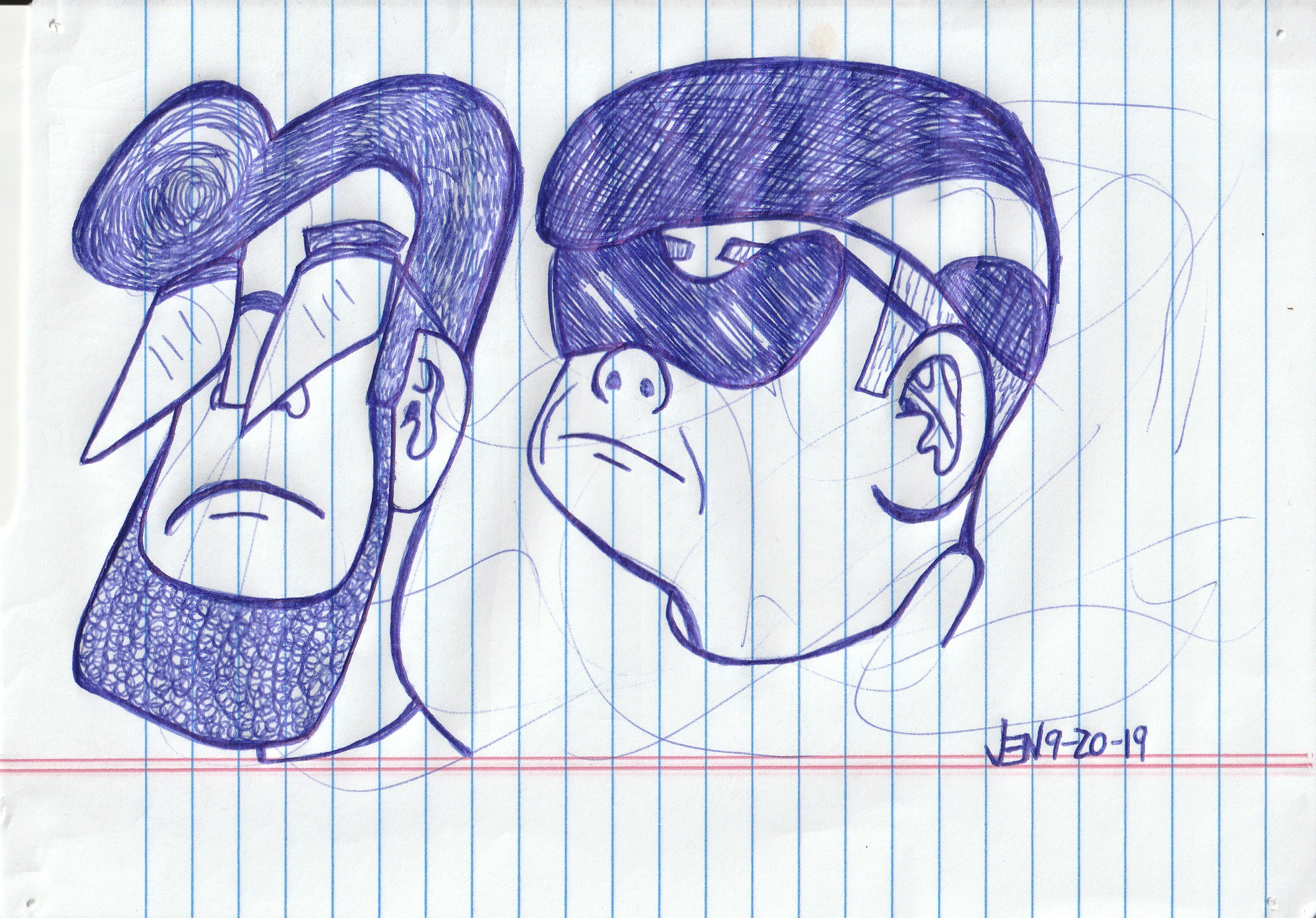 WorkSketch4: Two Badass Dudes (2019)