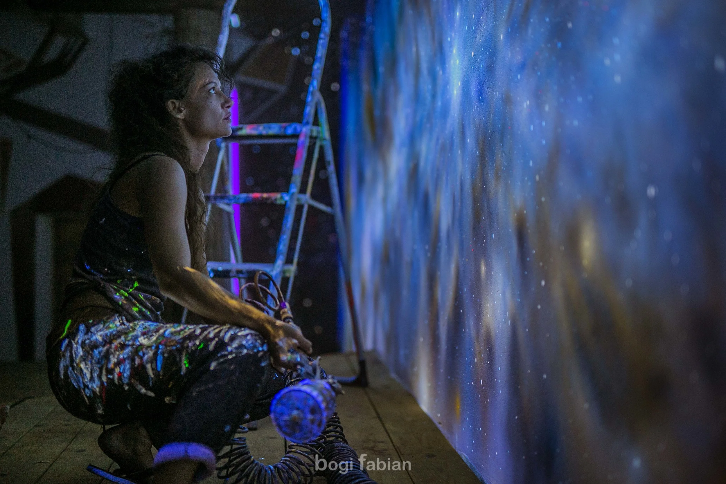 Glow in the dark Wall Murals Glowing Walldecoration by Fabian Bogi