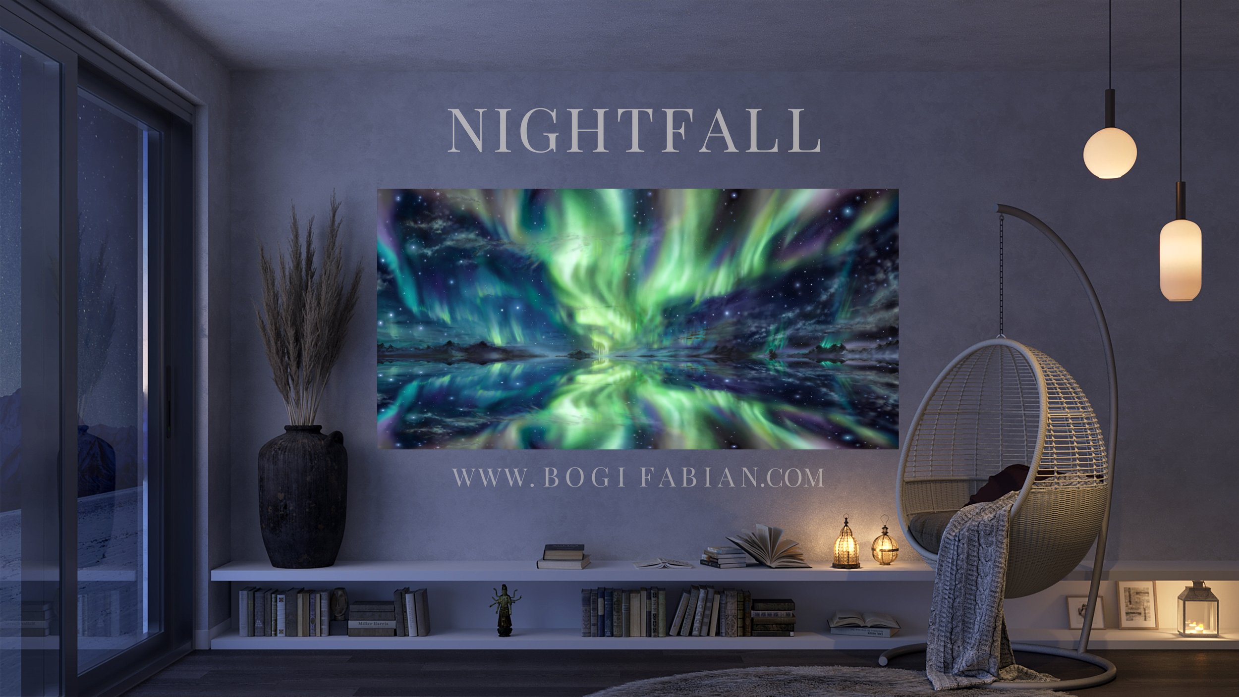 NORTH BOGIFABIAN GLWOINTHEDARKART UVART BLACKLIGHTART WALLDECORATION GLOWINGMURAL fabianboglárkarékaW D DIMM-TROOM.jpg