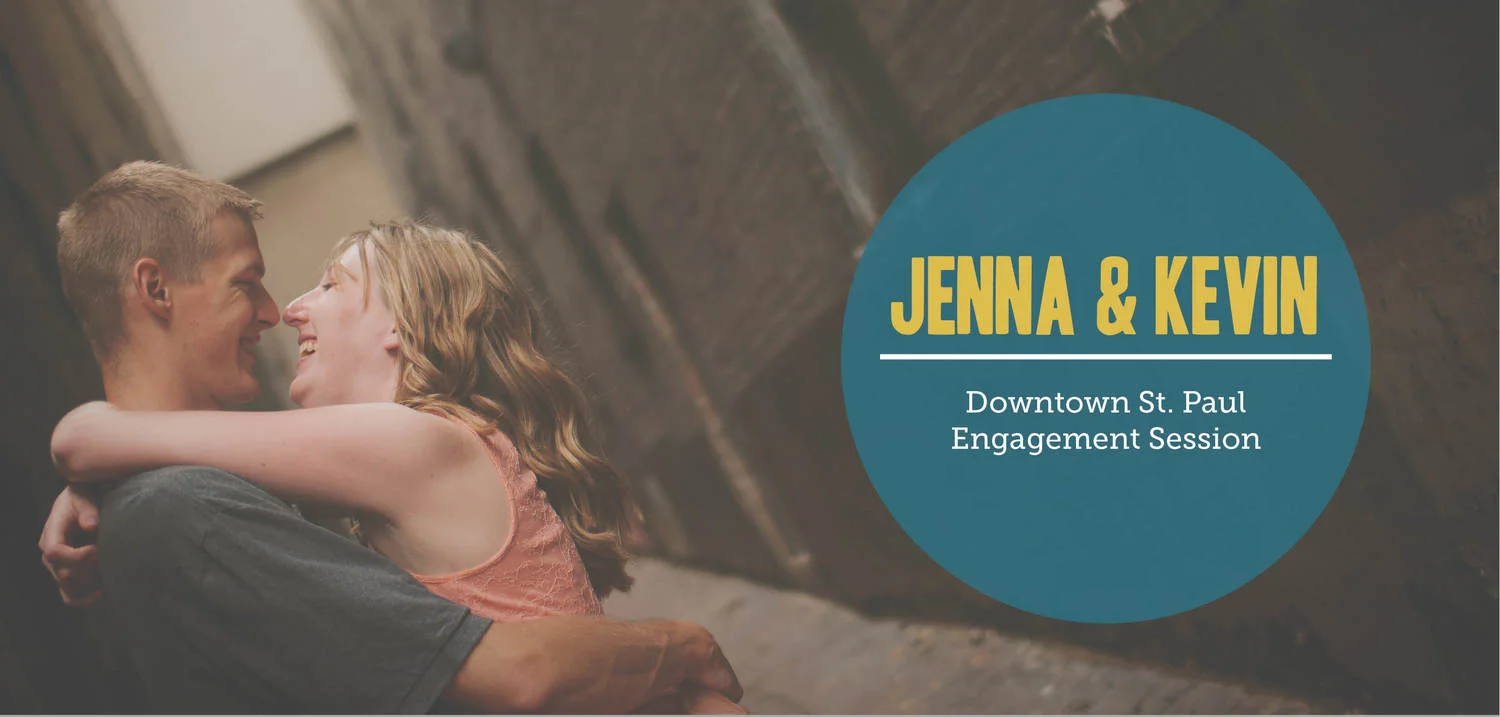 Jenna & Kevin {Downtown Saint Paul Engagement Session}