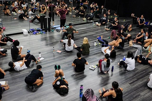 A HUGE thank you to @entitycontemporarydance + directors @marissaosato & @willearnston for granting us the opportunity to be part of #entityintensive2018 !
.
Grateful for the chance to open up conversations about risk factors, injury prevention, and 