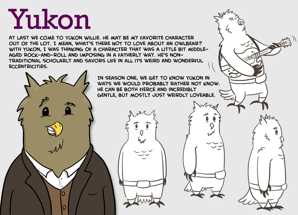 Owlbear for Over-Encumbered comic