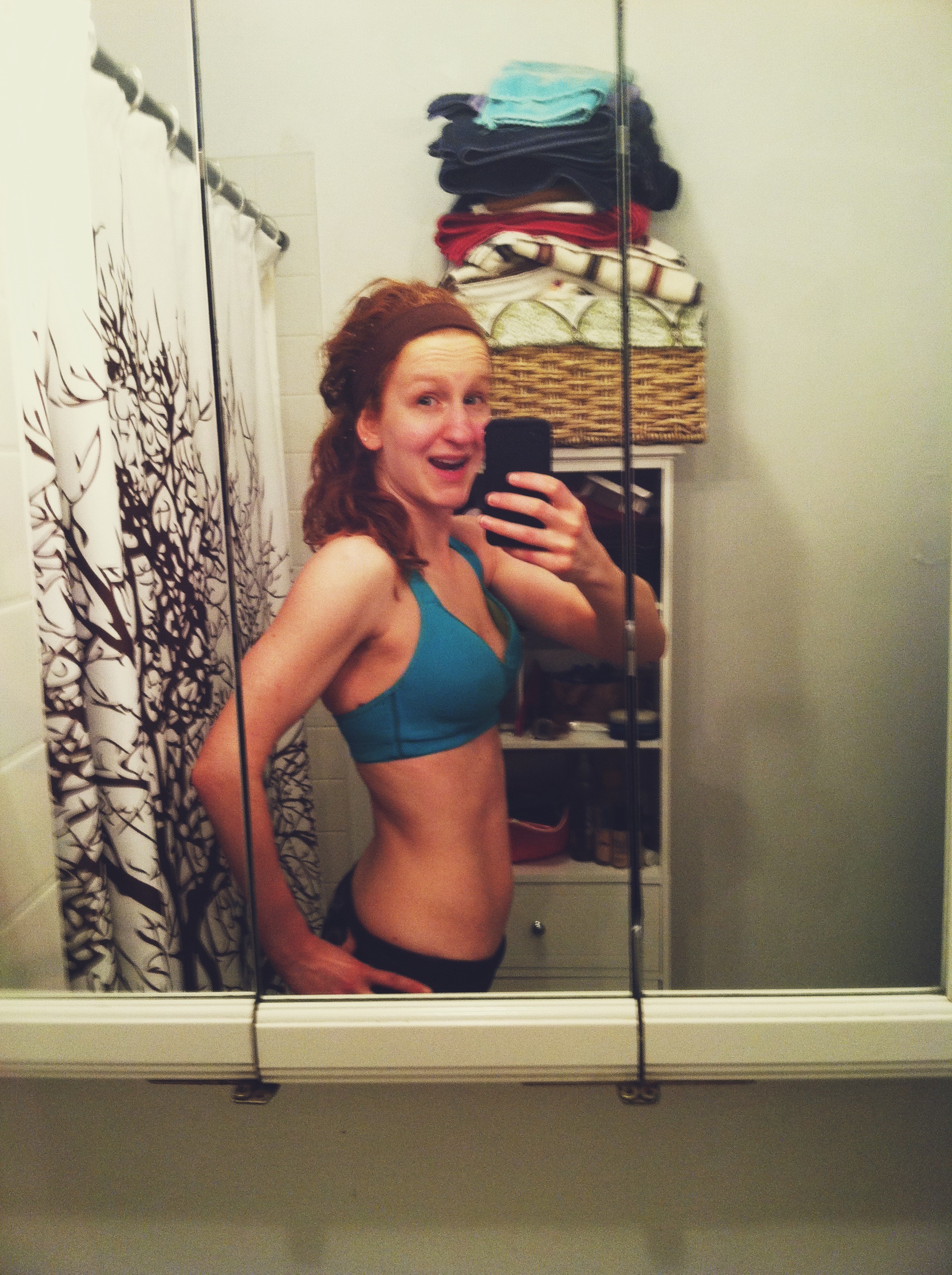 March 2014. "Happy" with my body, NOT happy with my spirit. Addicted to stepping on the scale every day. I didn't know that it's what's on the inside that counts.