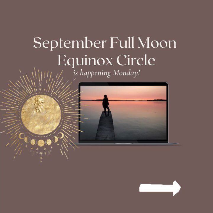 Change is in the air as the seasons shift 🍂 do you feel it?

Next week holds both a full moon and the autumn equinox, the transitional time of year when we pass from the season of light (spring/summer) into the season of darkness (autumn/winter) so 
