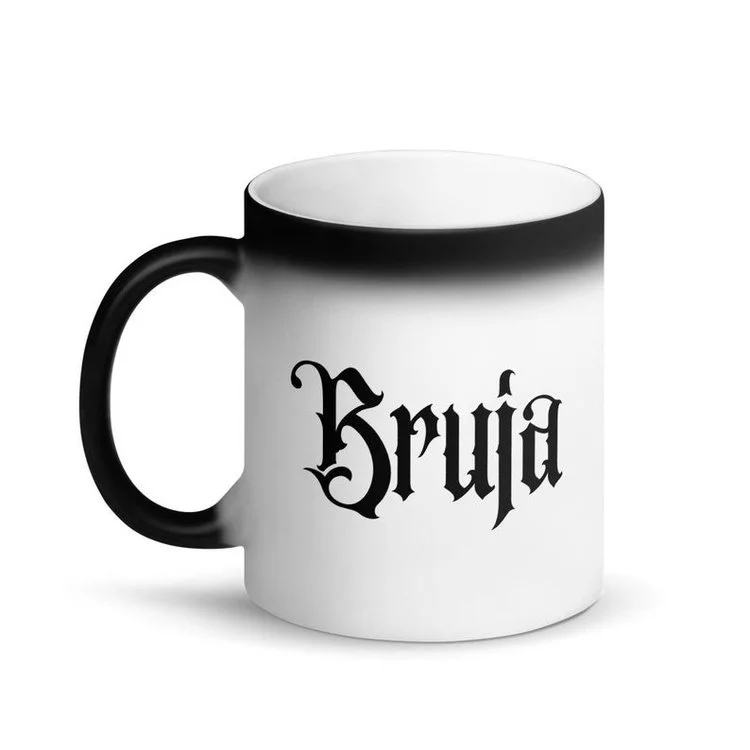 Bruja Collection! Black Magic Color Changing Mug and Shirts! Now Available! 
