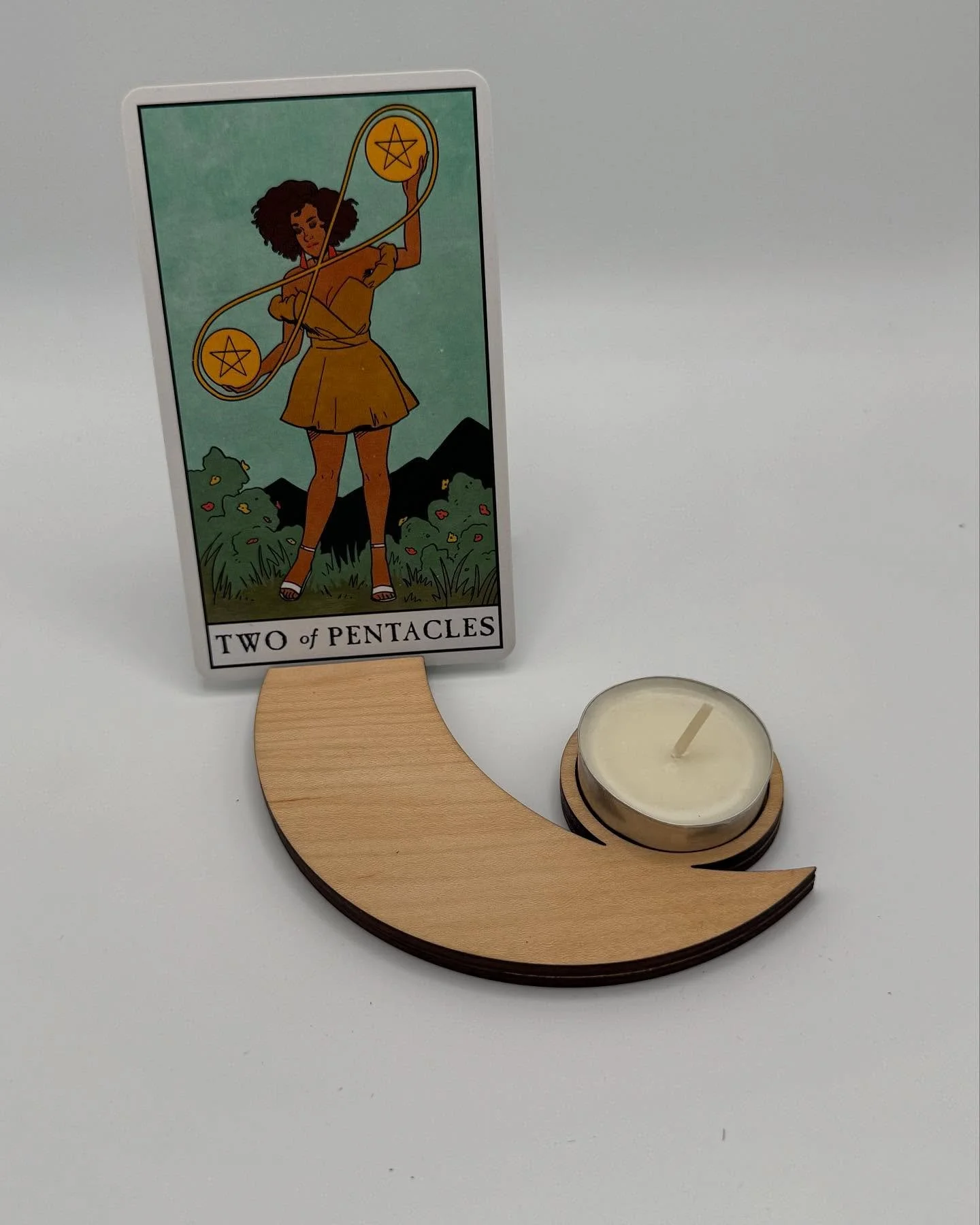 ✨ Elevate Your Tarot Practice ✨

Discover the perfect way to display your daily tarot or oracle pull with our Single Card Tarot Holder! 🌙🔮 Crafted from natural wood, this beautifully designed holder adds a grounding, earthy energy to your sacred sp