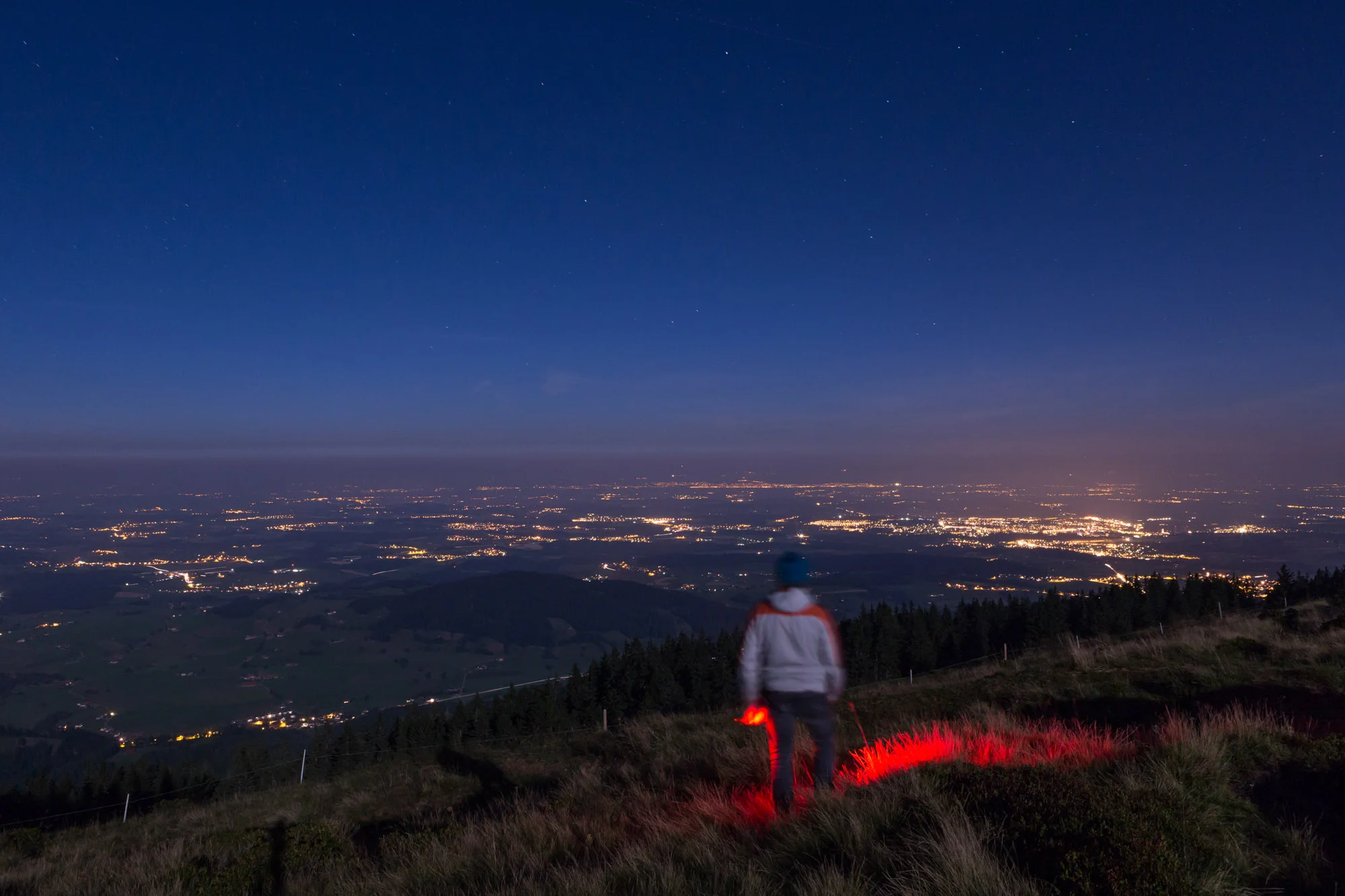 Vue sur Fribourg depuis le cousimbert.