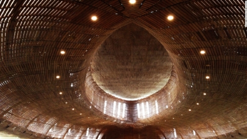 Stella Maris by Denton Corokor Marshall Jakarta, a church made of teak to have the acoustics like being inside a violin, photo by Duta Crmat Mandiri