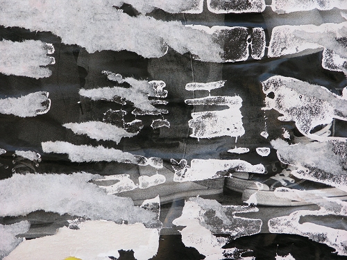 Torn paper, photograph by Cecil Touchon, 2005
