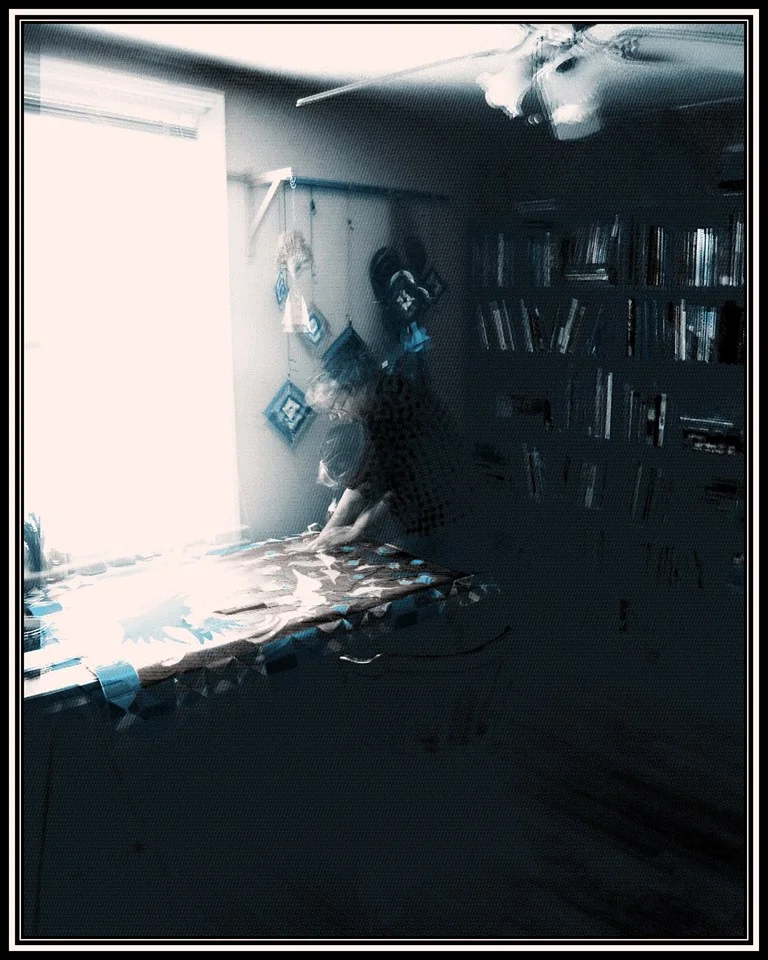 Glue (K in Her Studio, Winter 2014)
