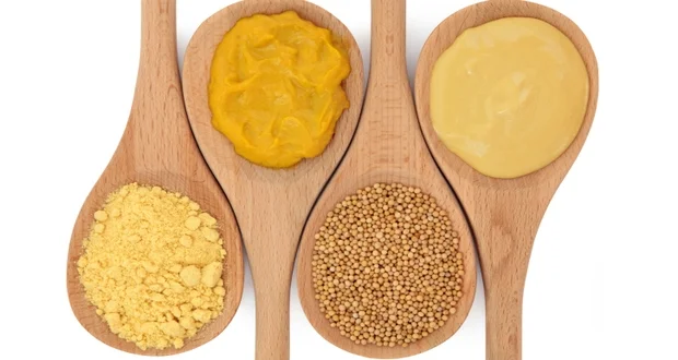 Mustard in different forms
