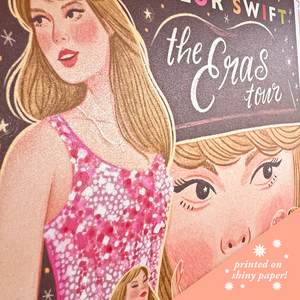 Taylor Swift The Eras Tour Dublin | Illustrated Poster Print