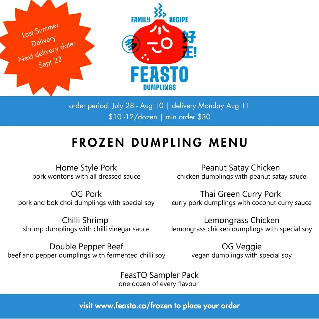 LAST SUMMER DELIVERY - AUG 11
STOCK YOUR FREEZERS NOW!