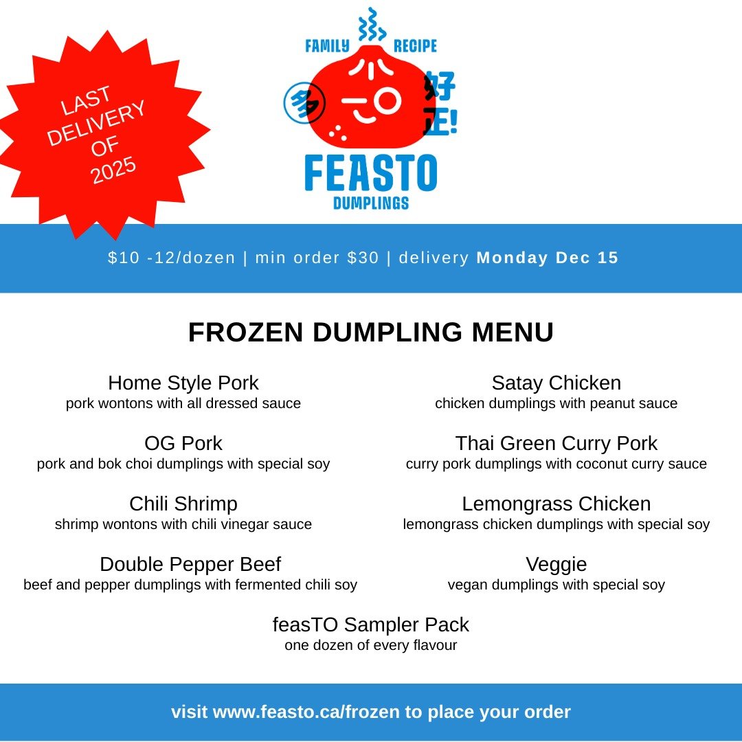 🥳 We made it, 2025! 🥟

Thank you for making this our biggest year yet &mdash; from truck visits to frozen orders to catering, we ❤️ you!

📦 Last frozen delivery of 2025: Dec 15
🎁 10-Year Anniversary merch = perfect dumpling gift!

#dumplings #tha