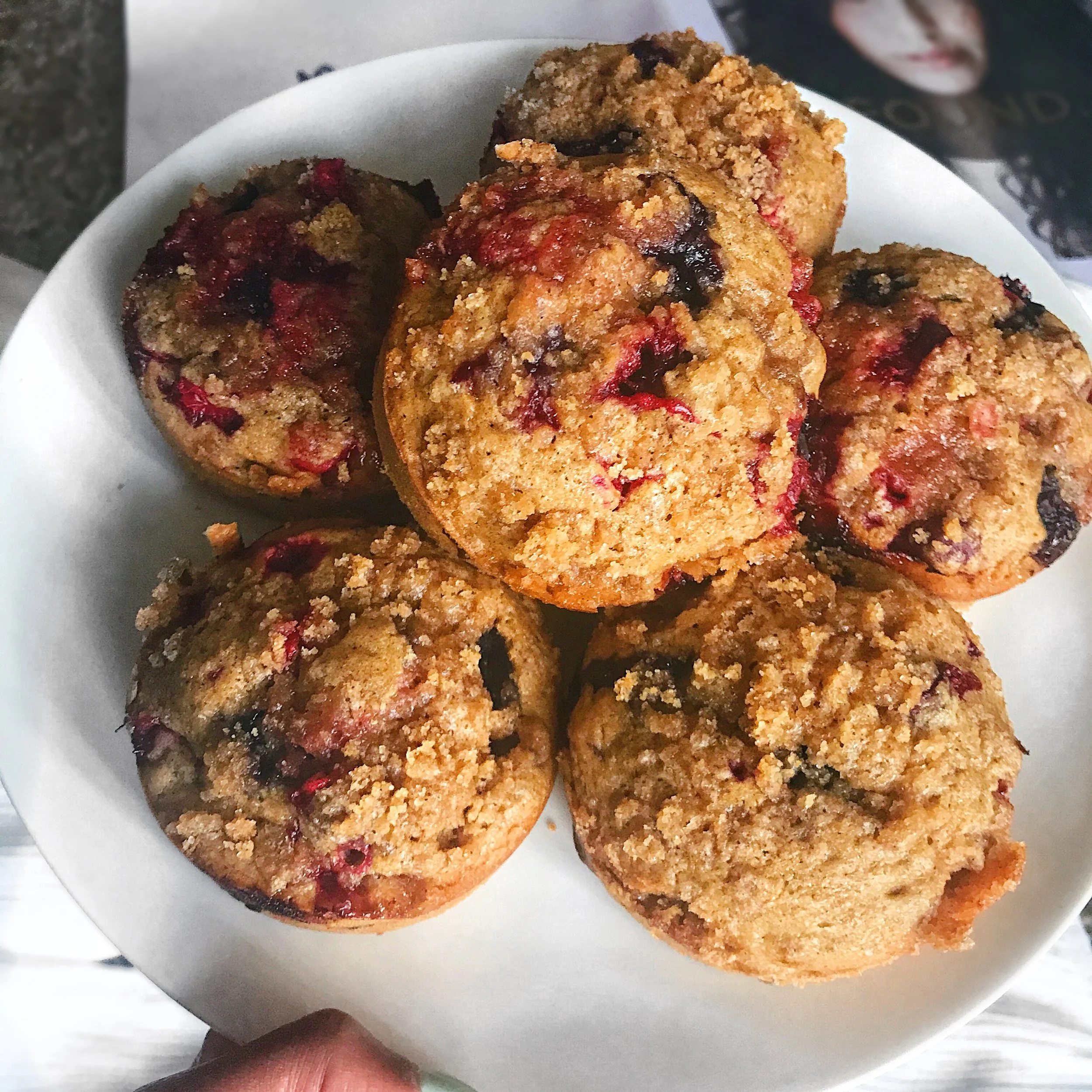 Whole Wheat Berry Muffins