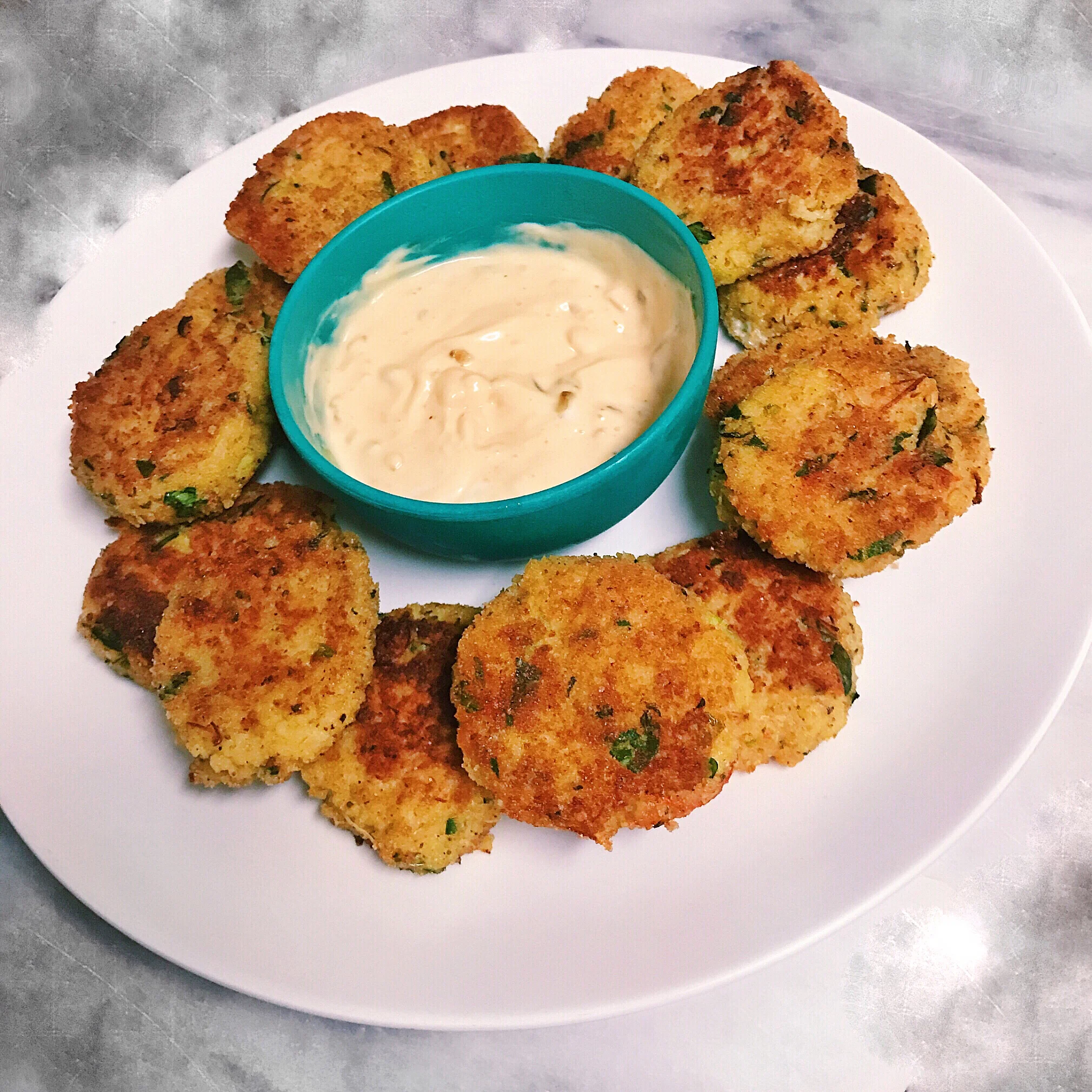 Couscous Crab Cake Bites