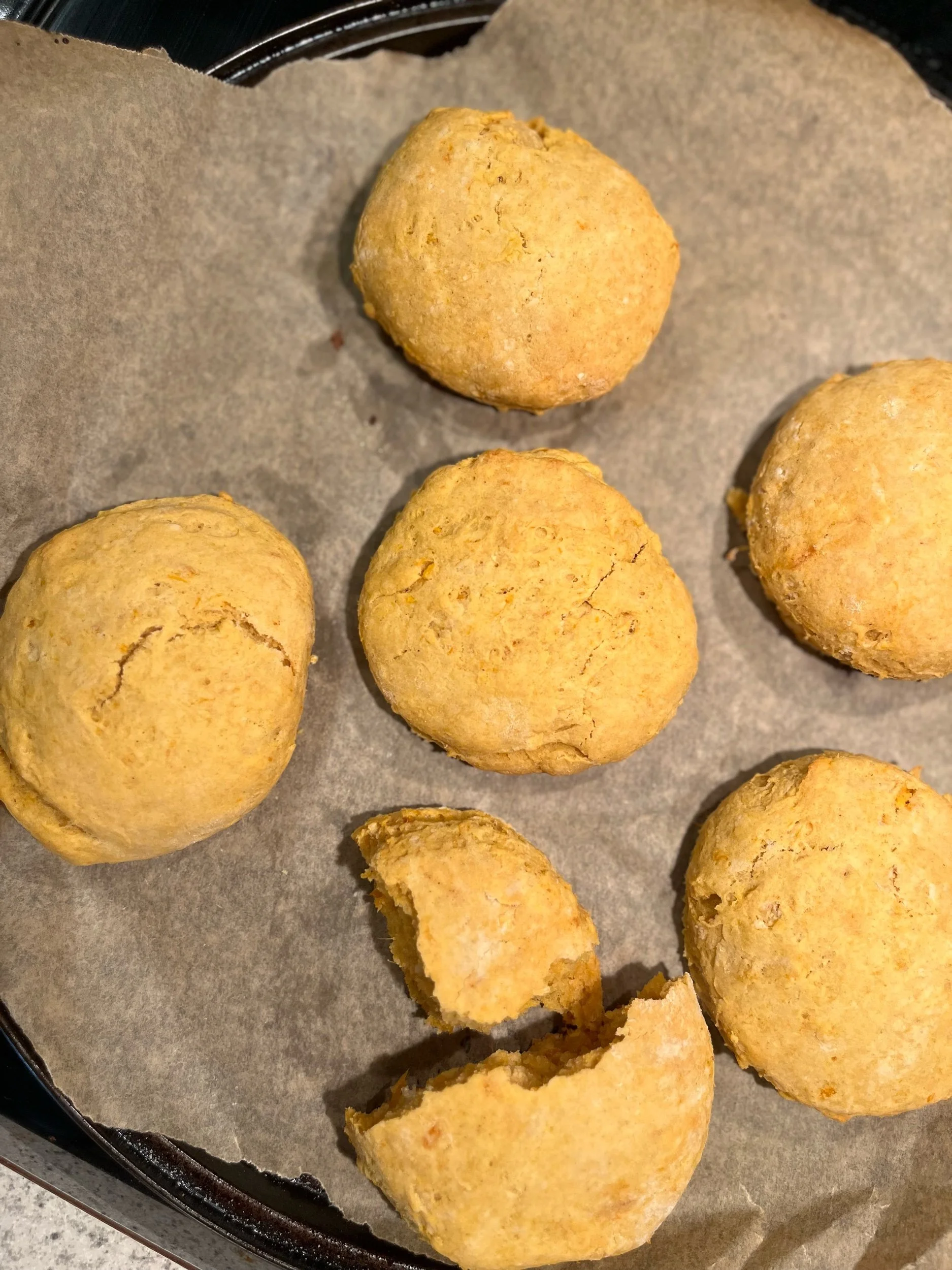 Beginner Friendly Sweet Potato Biscuits