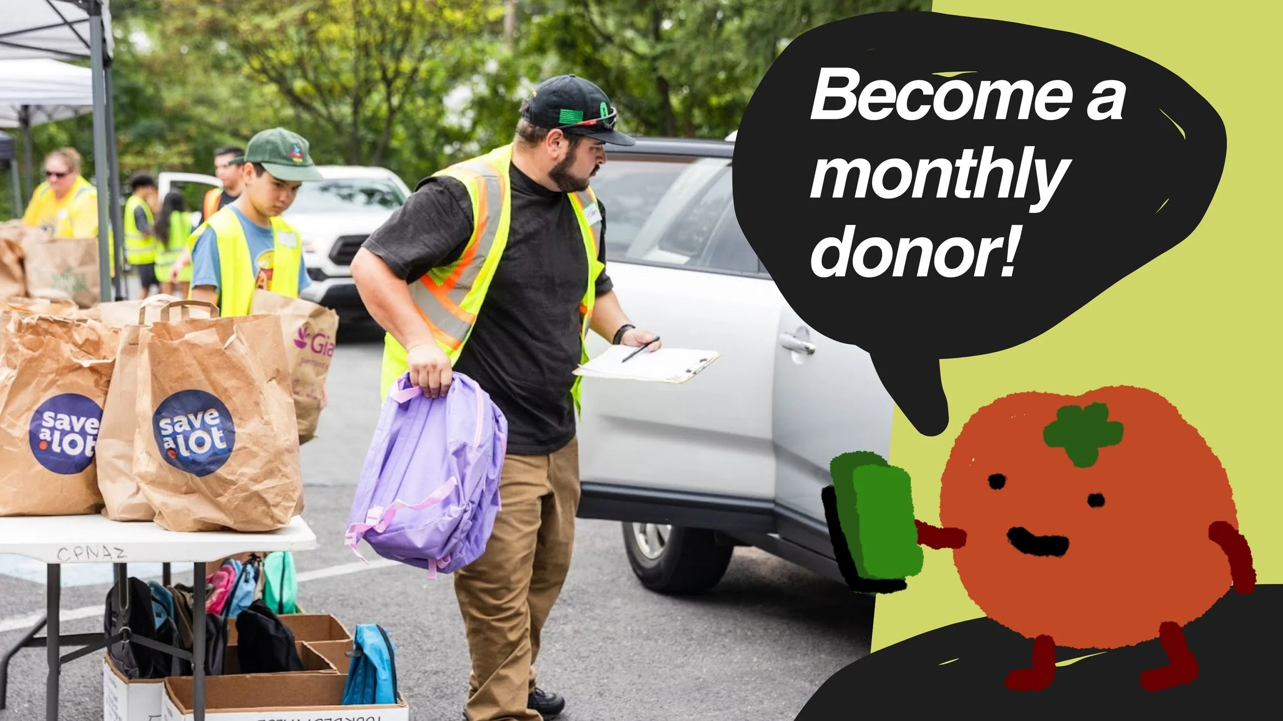 Become a monthly donor!