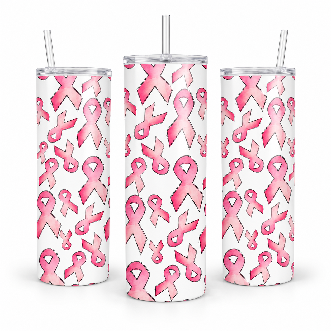 Pink ribbon tumbler trio.png