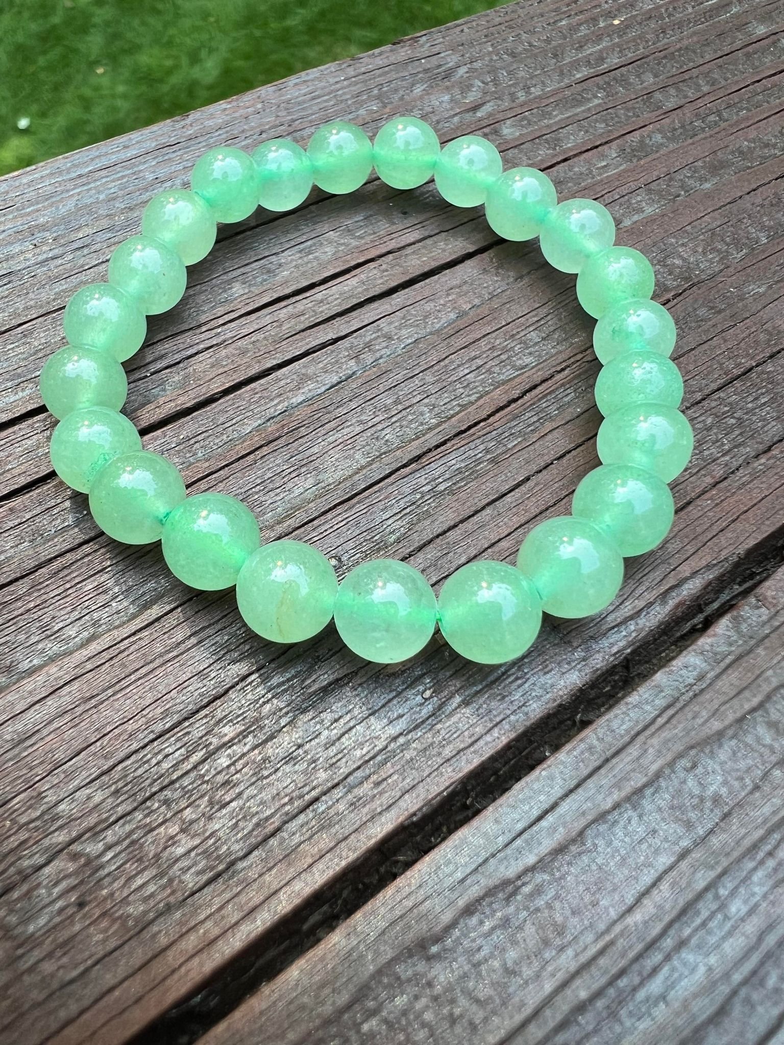 Green Aventurine / Pyrite / Jade Bracelet – Awaken Crystal Gallery