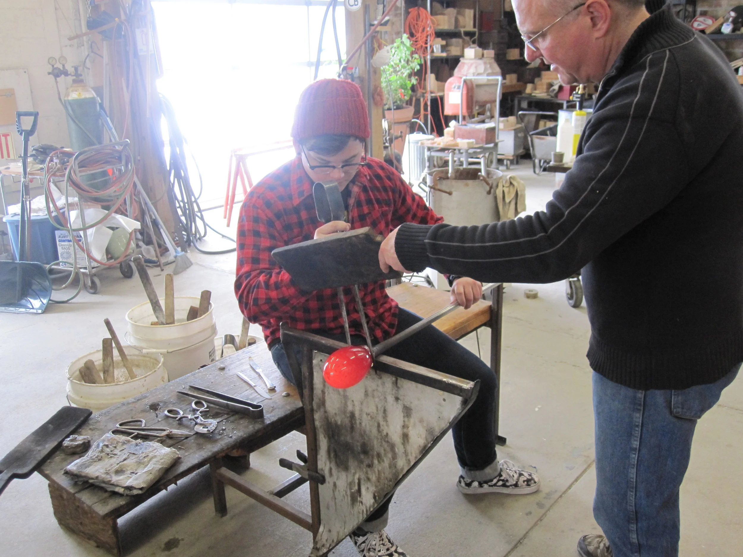 Glass Blowing Classes — Popelka Trenchard Glass