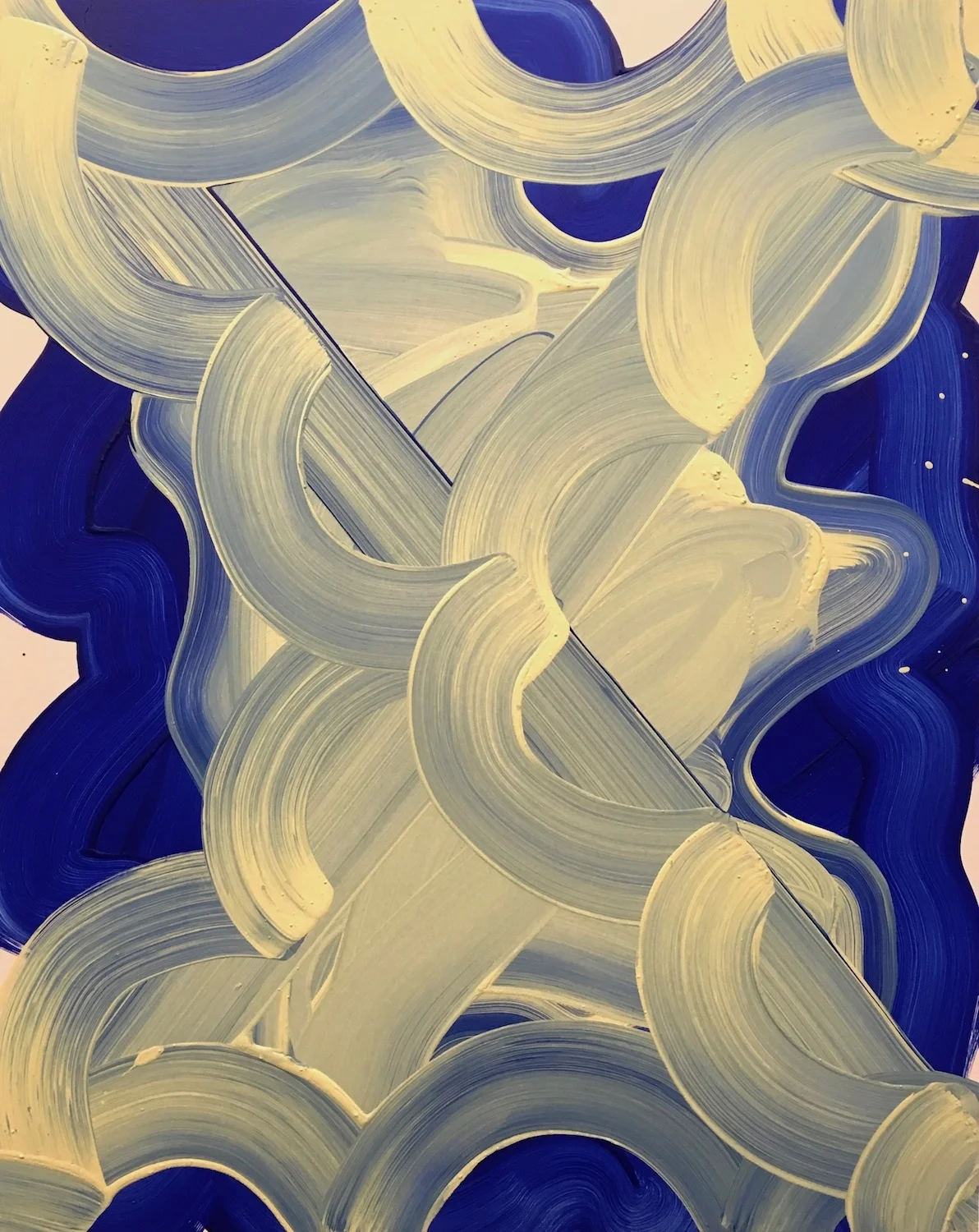 RÊVERIE, 2017 Acrylic paint on wood panel, 30 x 24 x 2 inches (76.2 x 60.96 x 5.08 cm)