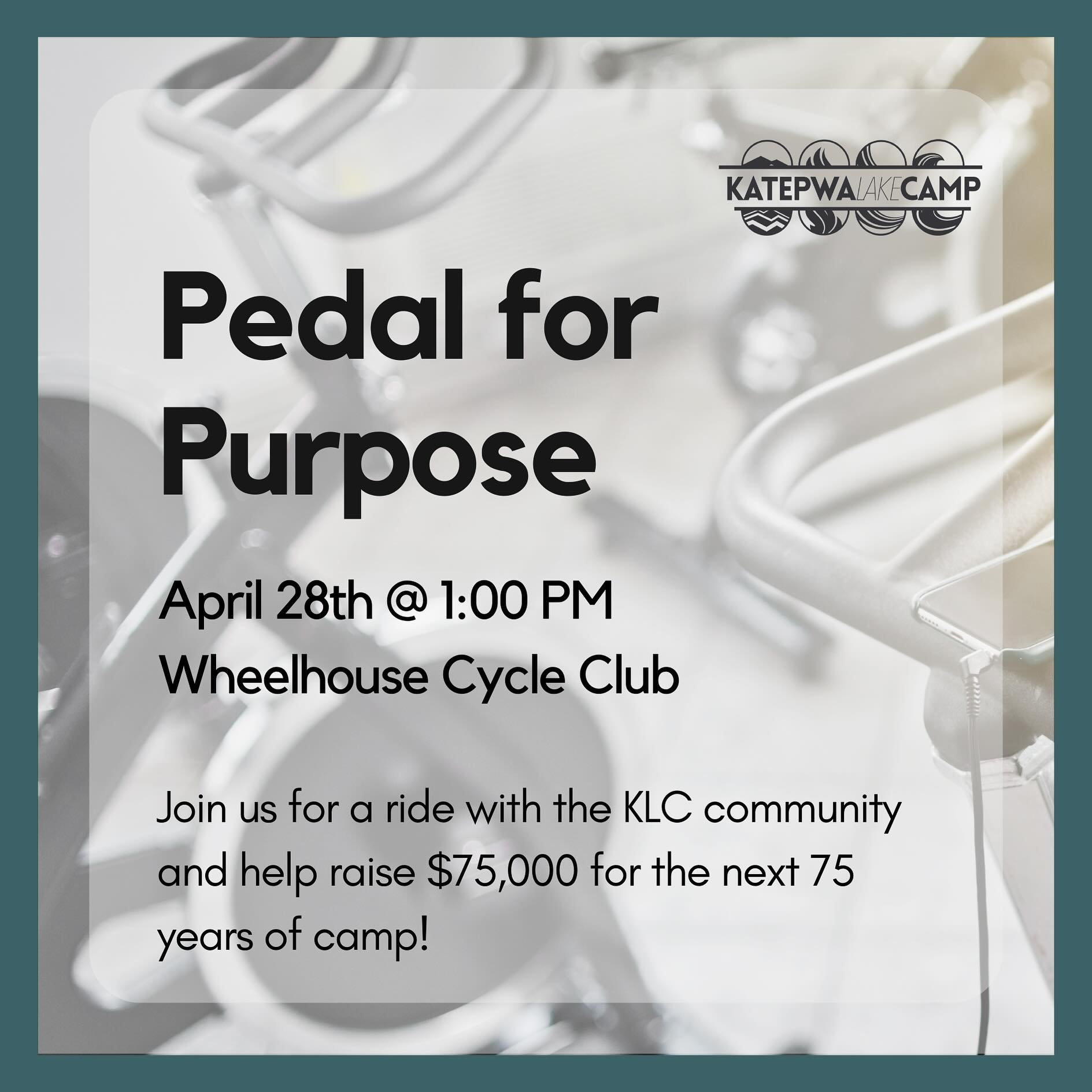 The countdown is on! 🎉 Join us in just one week for KLC&rsquo;s 75th Anniversary Wheelhouse cycling event. Ride solo or with a team, donate to the cause, and let&rsquo;s make a difference together. 🚴&zwj;♀️

Thanks to all of those who have register