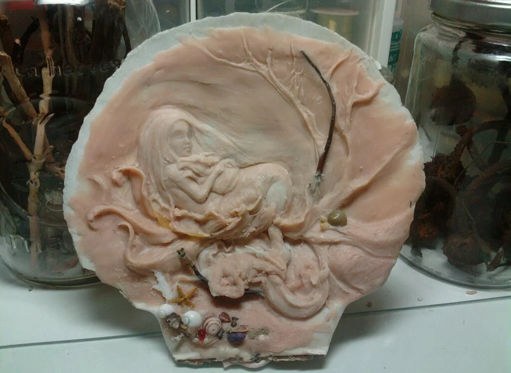 Mermaid Relief Sculpture Unpainted.jpg